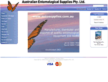 Tablet Screenshot of entosupplies.com.au